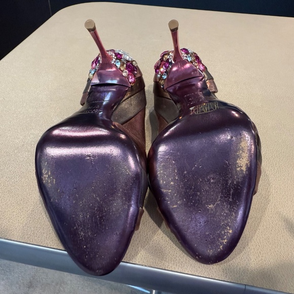 Miu Miu jewelled back heels - Picture 5 of 7